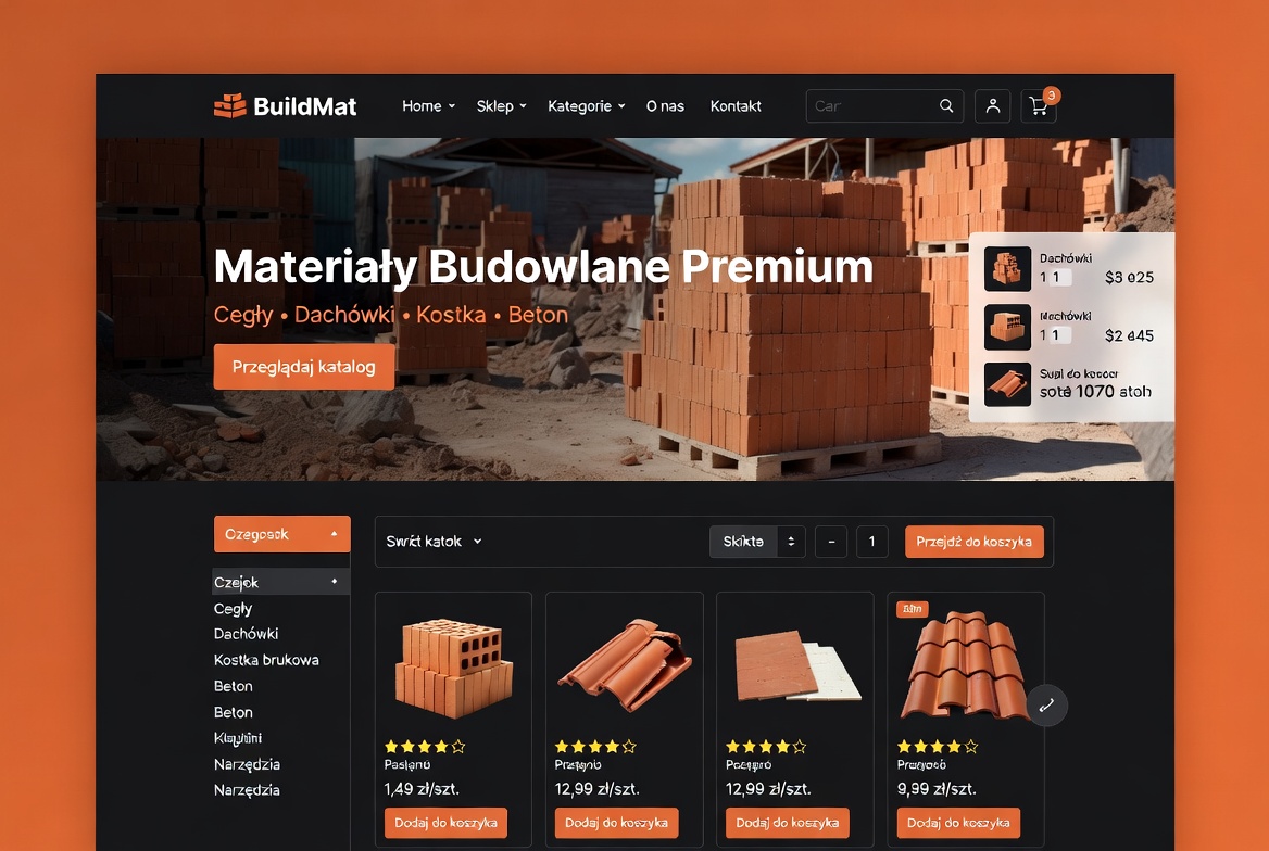 Sklep budowlany - WooCommerce