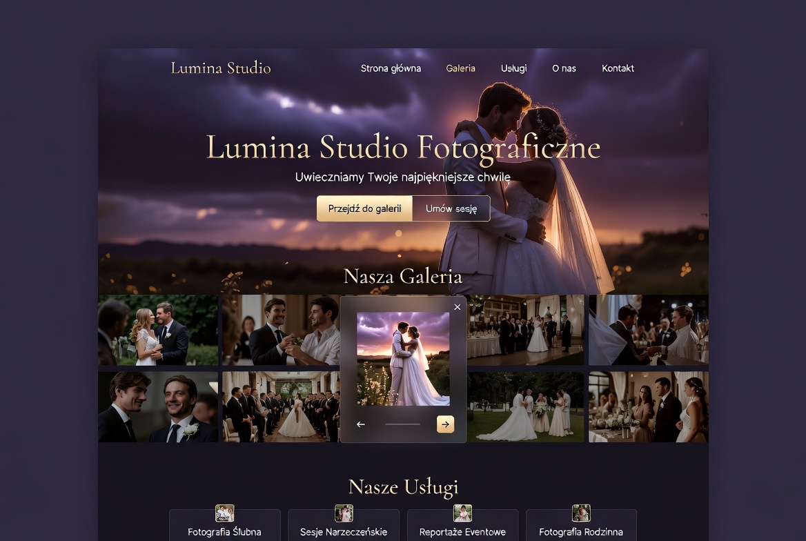 Podgląd strony Studio Fotograficzne "Focus"